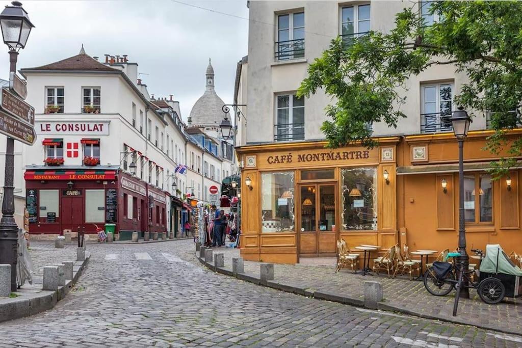 Relax In A Stylish Flat In Montmartre Apartment Paris Bagian luar foto
